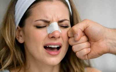 ضربه به بینی بعد از عمل; علائم هشدار و اقدامات فوری